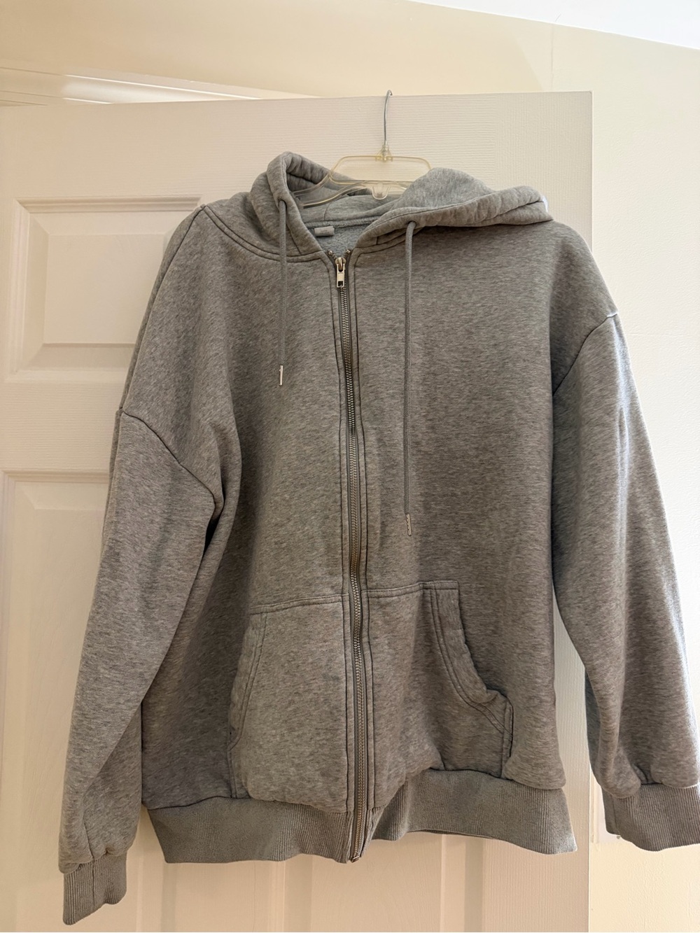 Classic Full-Zip Hooded Sweatshirt - Heather Gray
